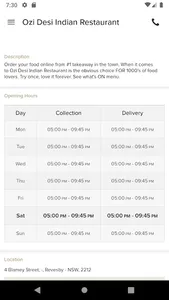 Ozi Desi Indian Restaurant screenshot 3