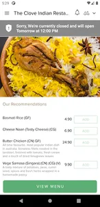 The Clove Indian Restaurant screenshot 1
