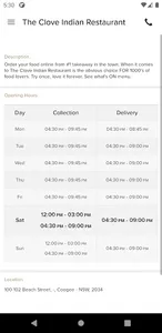 The Clove Indian Restaurant screenshot 2