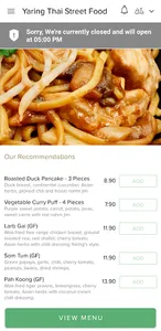Yaring Thai Street Food screenshot 1