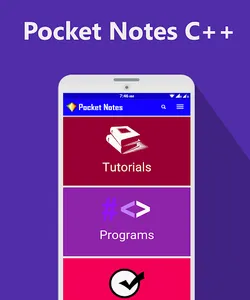 Pocket Notes C++ - Tutorials - screenshot 0