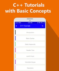 Pocket Notes C++ - Tutorials - screenshot 1