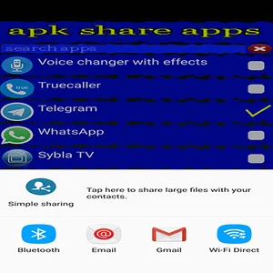 Share Apps Via Bluetooth wifi  screenshot 1