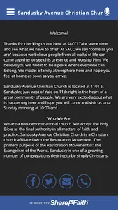 Sandusky Avenue Christian Chur screenshot 2