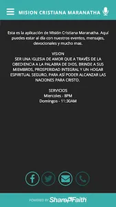 MISION CRISTIANA MARANATHA screenshot 1