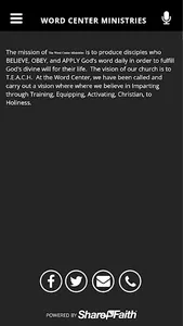 WORD CENTER MINISTRIES screenshot 0