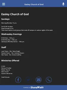 Easley Church of God screenshot 6