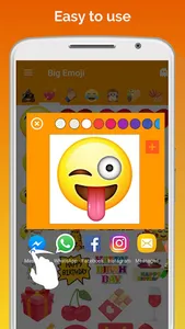 Big Emoji sticker for WhatsApp screenshot 2