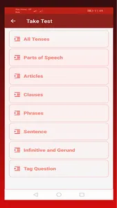 English Grammar Test screenshot 2