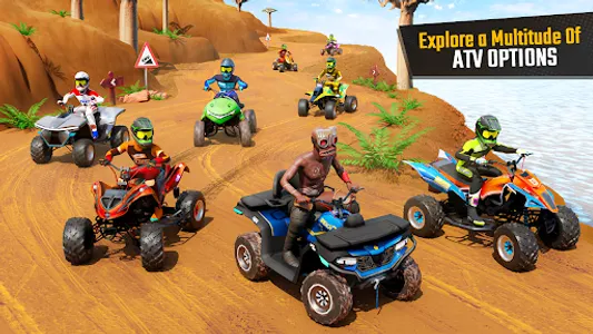 Offroad ATV Quad Bike Race screenshot 2