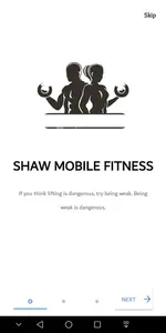 SHAW MOBILE FITNESS screenshot 0
