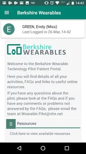 Berkshire Wearables screenshot 1