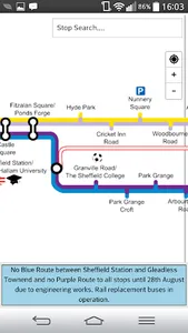 Sheffield Tram Live screenshot 1