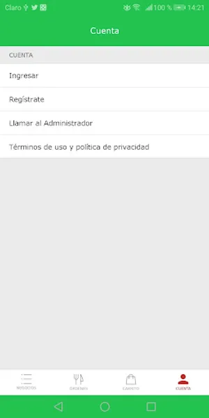 ShemoGo Pedidos de Comida, Sup screenshot 4