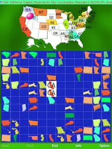 Map Solitaire - USA screenshot 5