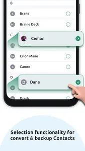 Contact Converter and backup screenshot 13