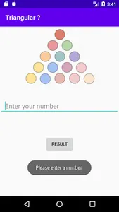 Test Triangular Number and Squ screenshot 0