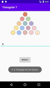 Test Triangular Number and Squ screenshot 1