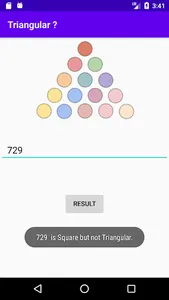 Test Triangular Number and Squ screenshot 2