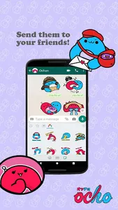 Official Ocho Stickers for Wha screenshot 2