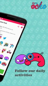 Official Ocho Stickers for Wha screenshot 4
