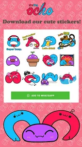Official Ocho Stickers for Wha screenshot 5