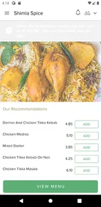 shimla spice screenshot 1