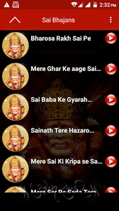 Sai Baba Bhajans Collection screenshot 1