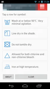 Laundry Symbol Cheat Sheet screenshot 0