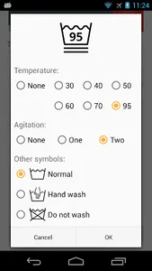 Laundry Symbol Cheat Sheet screenshot 1