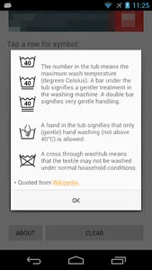 Laundry Symbol Cheat Sheet screenshot 2