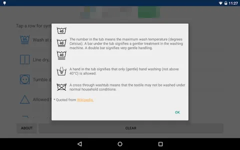 Laundry Symbol Cheat Sheet screenshot 5