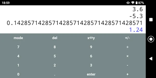 exactRPN screenshot 3