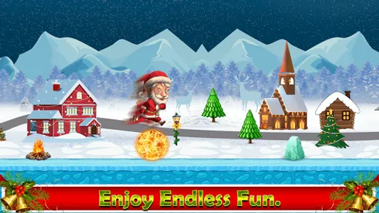 Christmas Game Santa Claus Run screenshot 0