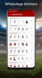 CR7 Stickers & Status Videos F screenshot 1