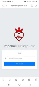 Imperial Privilege Card screenshot 1