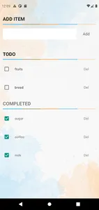 Shop List screenshot 1