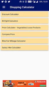 Shopping Calculator screenshot 0