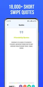 Short Swipe Quotes -All in one screenshot 1