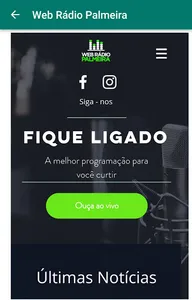 Web Rádio Palmeira screenshot 0