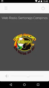 Web Rádio Sertaneja Campinas screenshot 0