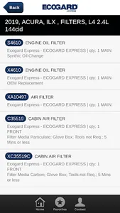 ECOGARD EXPRESS FILTER GUIDE screenshot 2