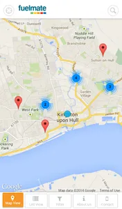 Fuelmate Garage Locator screenshot 1