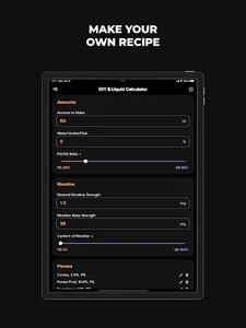 DIY E-Liquid Calculator | Vape screenshot 10