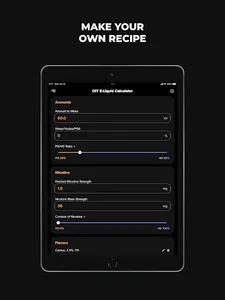 DIY E-Liquid Calculator | Vape screenshot 5