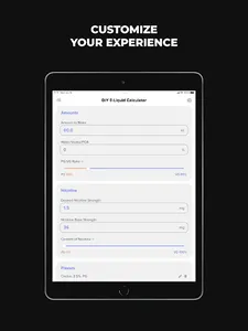 DIY E-Liquid Calculator | Vape screenshot 9