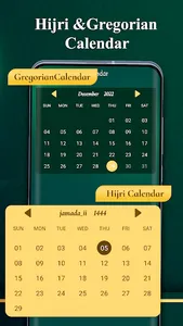 Hijri Islamic Calendar screenshot 1