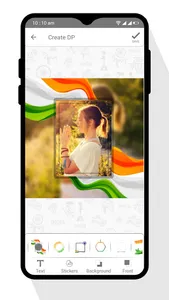 Indian Flag DP Maker screenshot 1