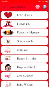 Love Quotes screenshot 1
