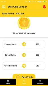Shriji Cabs - vendor screenshot 4